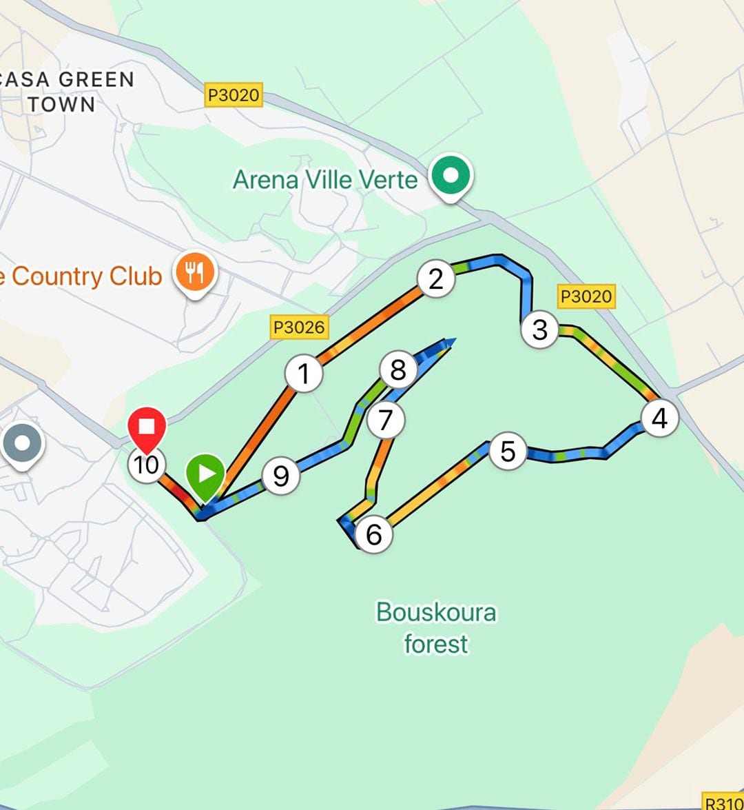 Parcours 10 km